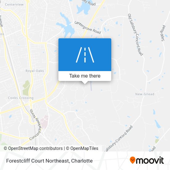 Forestcliff Court Northeast map