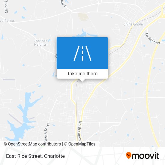 Mapa de East Rice Street