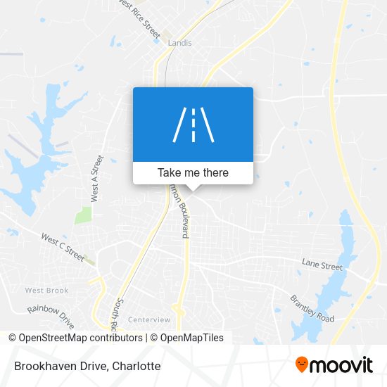 Brookhaven Drive map