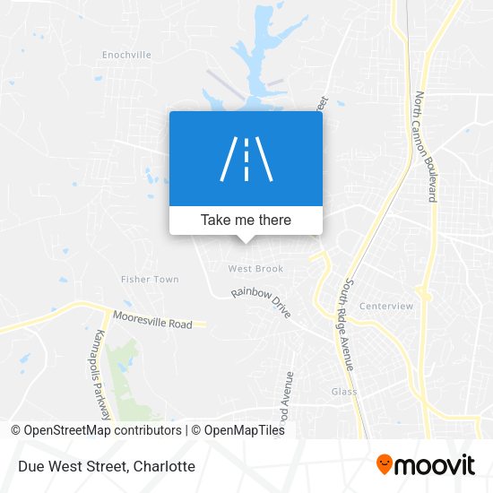 Mapa de Due West Street