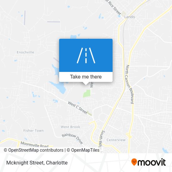 Mapa de Mcknight Street