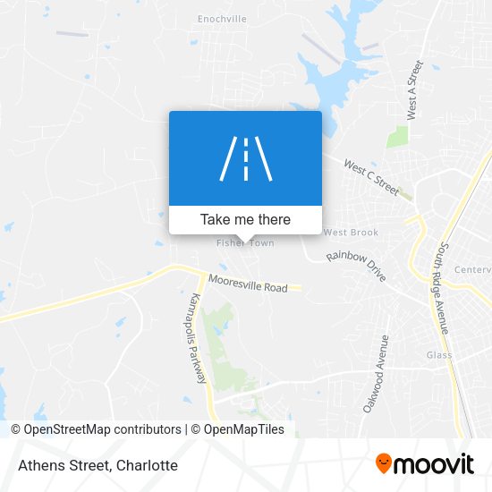 Mapa de Athens Street