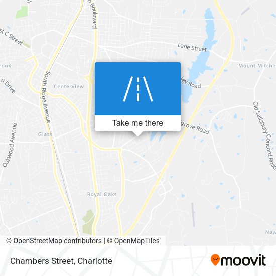 Mapa de Chambers Street