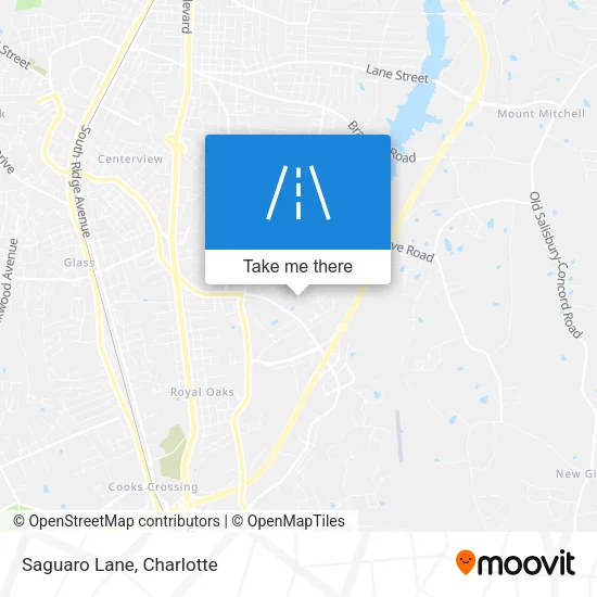 Saguaro Lane map