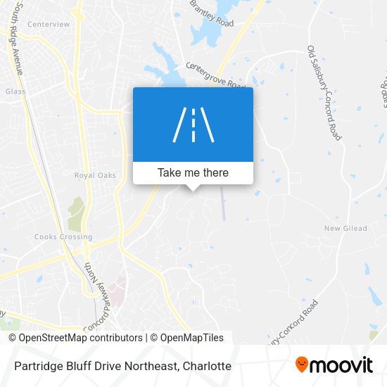 Partridge Bluff Drive Northeast map