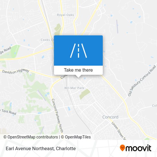 Earl Avenue Northeast map
