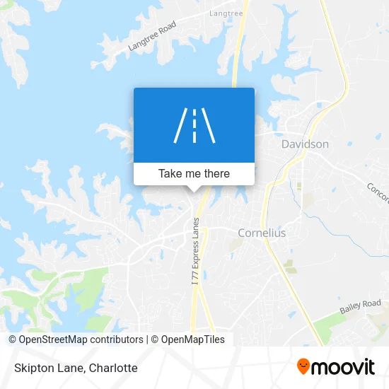 Skipton Lane map