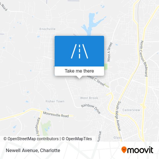 Mapa de Newell Avenue