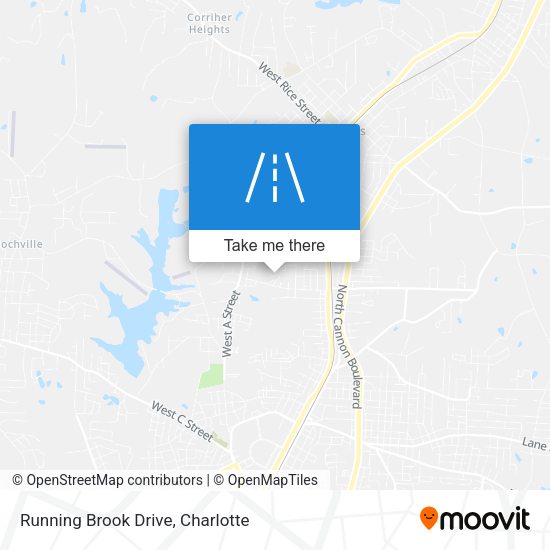 Mapa de Running Brook Drive