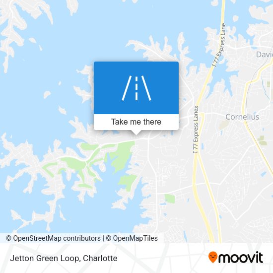 Jetton Green Loop map