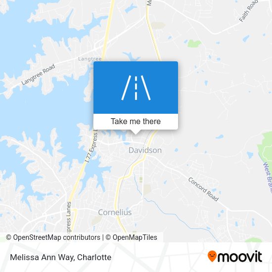 Melissa Ann Way map