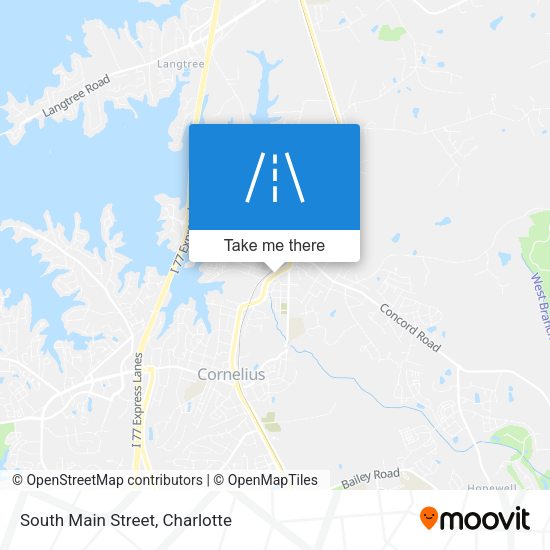 Mapa de South Main Street