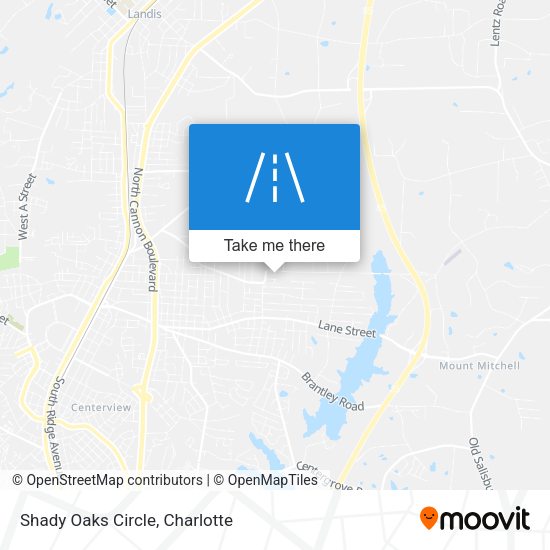 Mapa de Shady Oaks Circle
