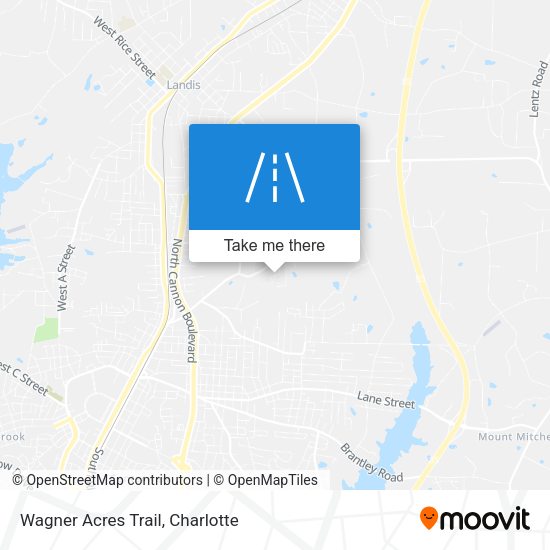 Mapa de Wagner Acres Trail