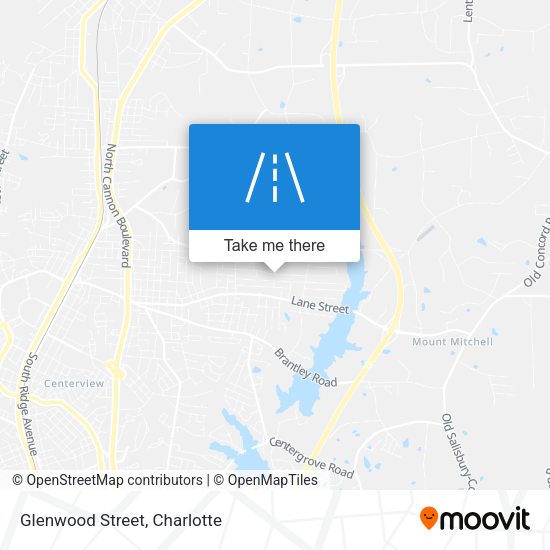 Mapa de Glenwood Street