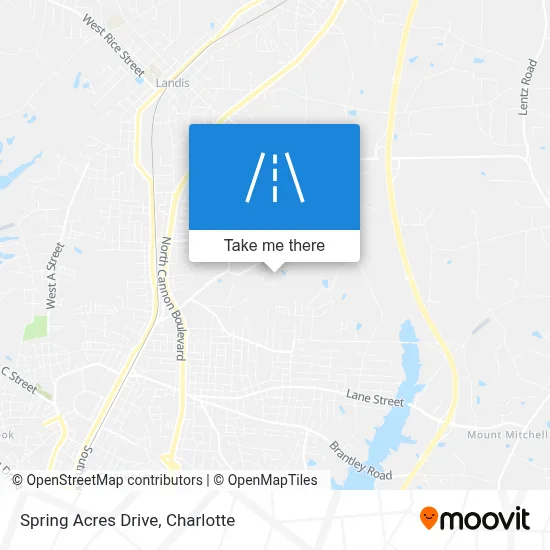 Spring Acres Drive map