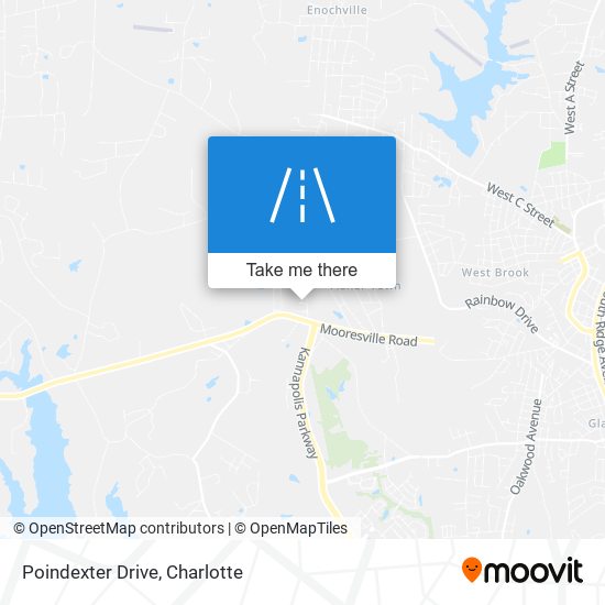 Mapa de Poindexter Drive