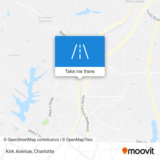 Mapa de Kirk Avenue