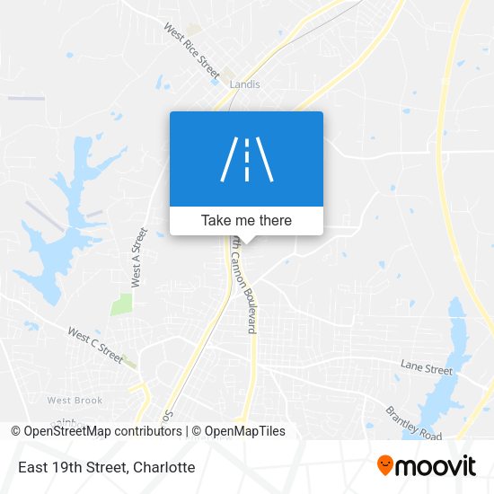 Mapa de East 19th Street