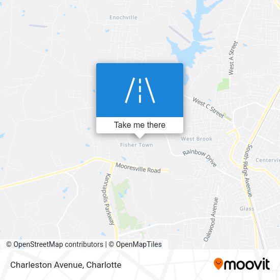 Charleston Avenue map