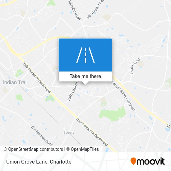 Mapa de Union Grove Lane