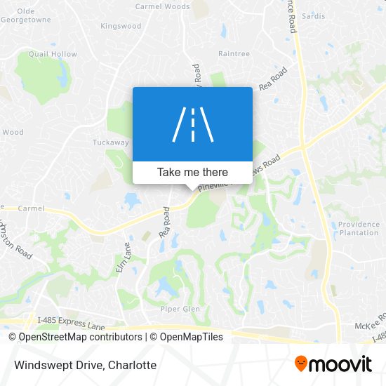 Mapa de Windswept Drive