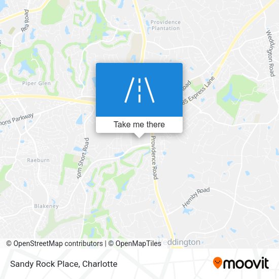 Sandy Rock Place map