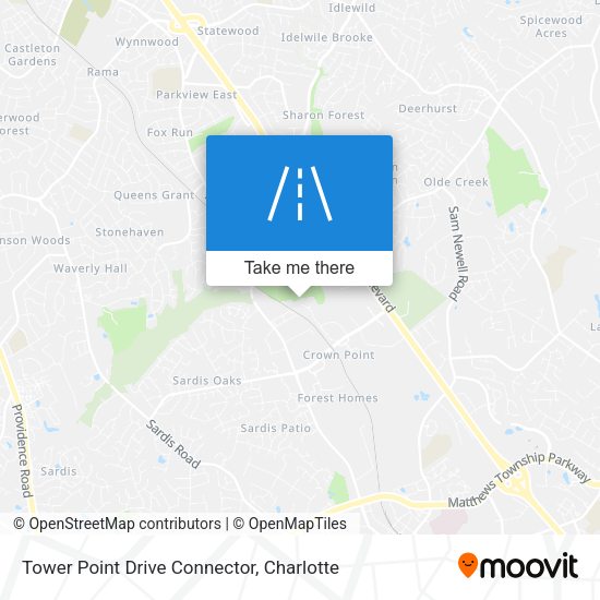 Tower Point Drive Connector map