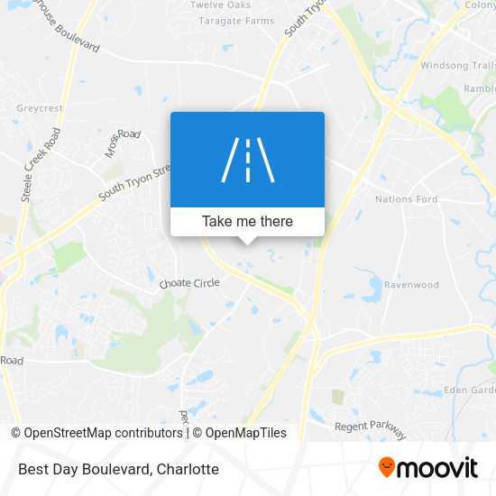 Mapa de Best Day Boulevard