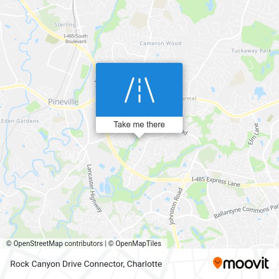 Mapa de Rock Canyon Drive Connector