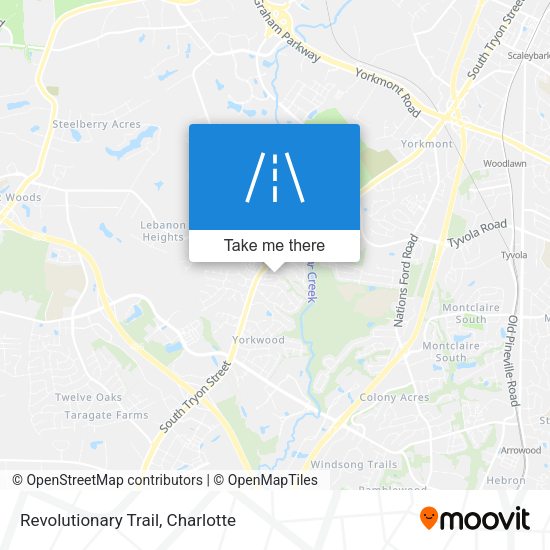 Revolutionary Trail map
