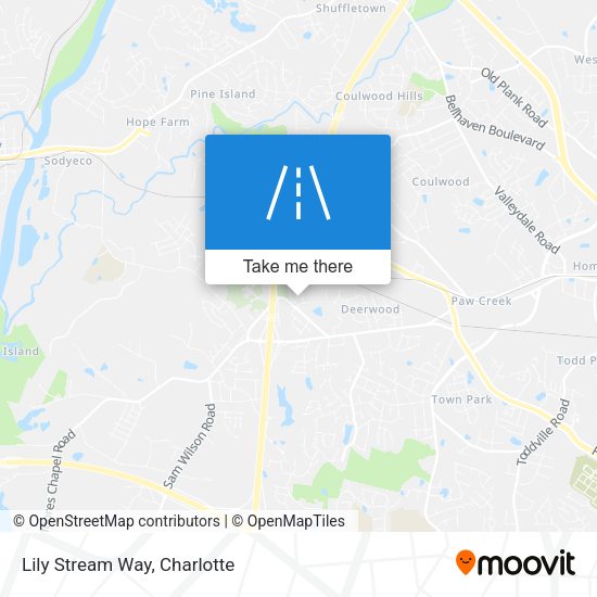 Mapa de Lily Stream Way