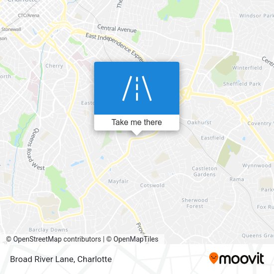 Broad River Lane map