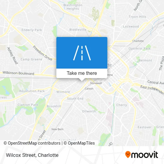 Wilcox Street map