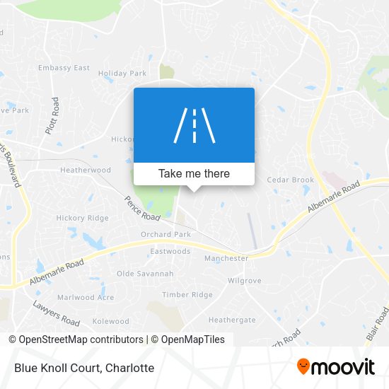 Blue Knoll Court map
