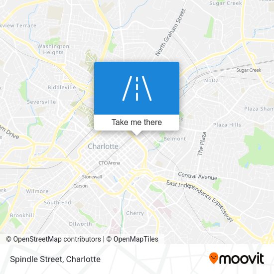 Mapa de Spindle Street