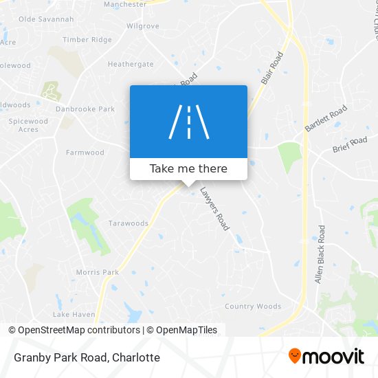 Mapa de Granby Park Road