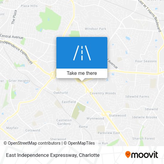 Mapa de East Independence Expressway