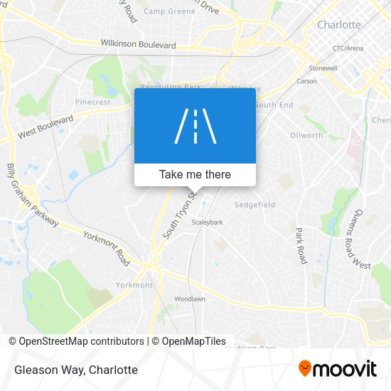 Mapa de Gleason Way