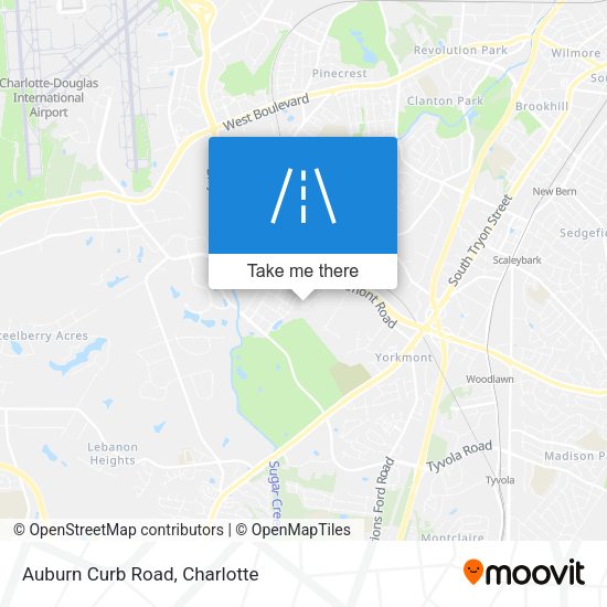 Mapa de Auburn Curb Road