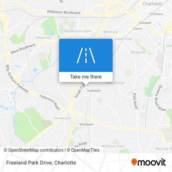 Freeland Park Drive map