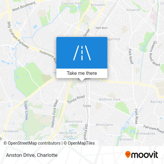 Mapa de Anston Drive