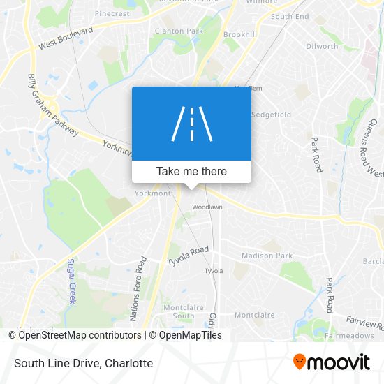 South Line Drive map