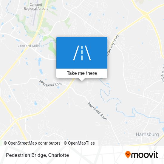 Pedestrian Bridge map