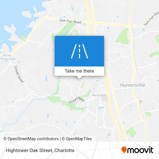 Mapa de Hightower Oak Street