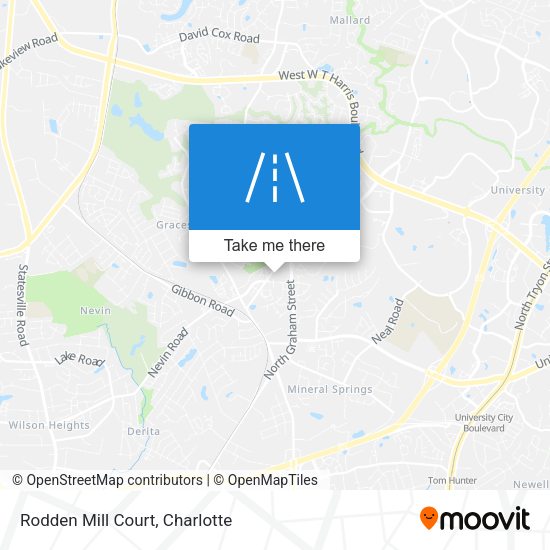 Rodden Mill Court map