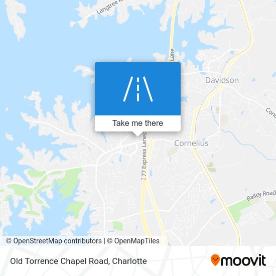Old Torrence Chapel Road map