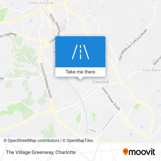 The Village Greenway map