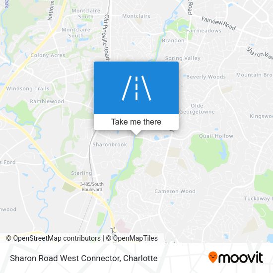 Mapa de Sharon Road West Connector