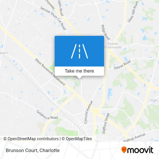 Mapa de Brunson Court